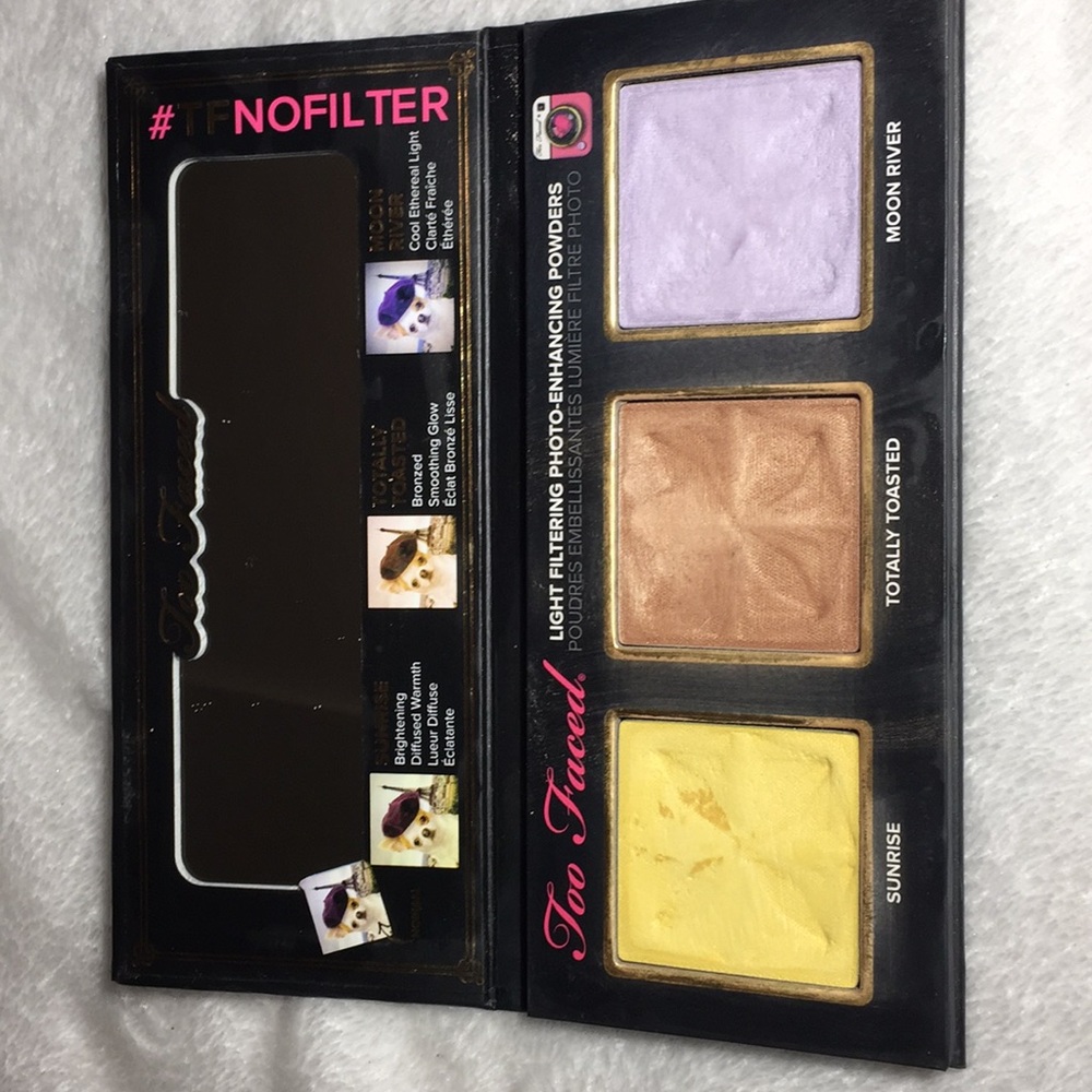 3 powders from too faced.